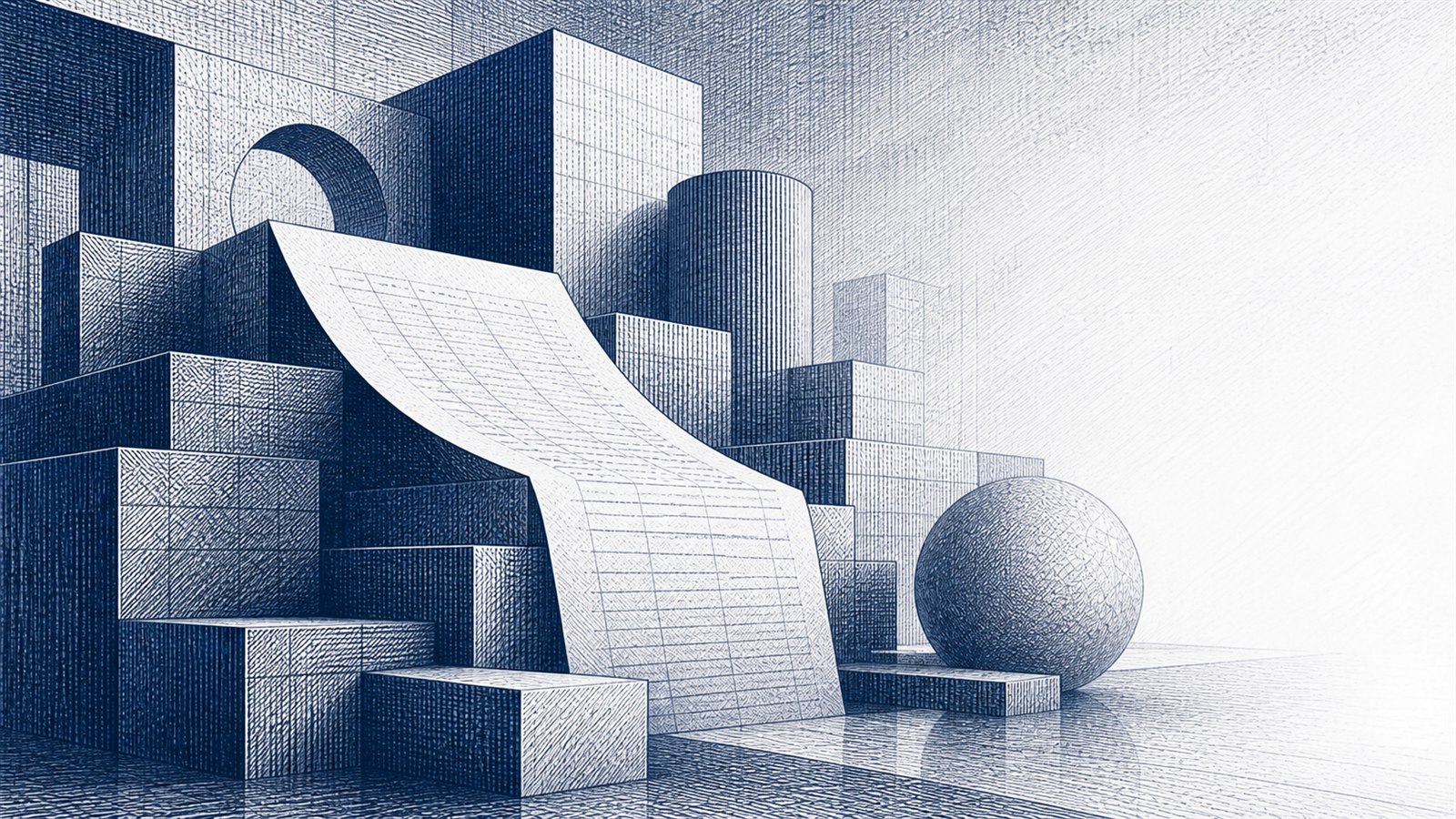 Gravura abstrata sobre prestação de contas e governança societária