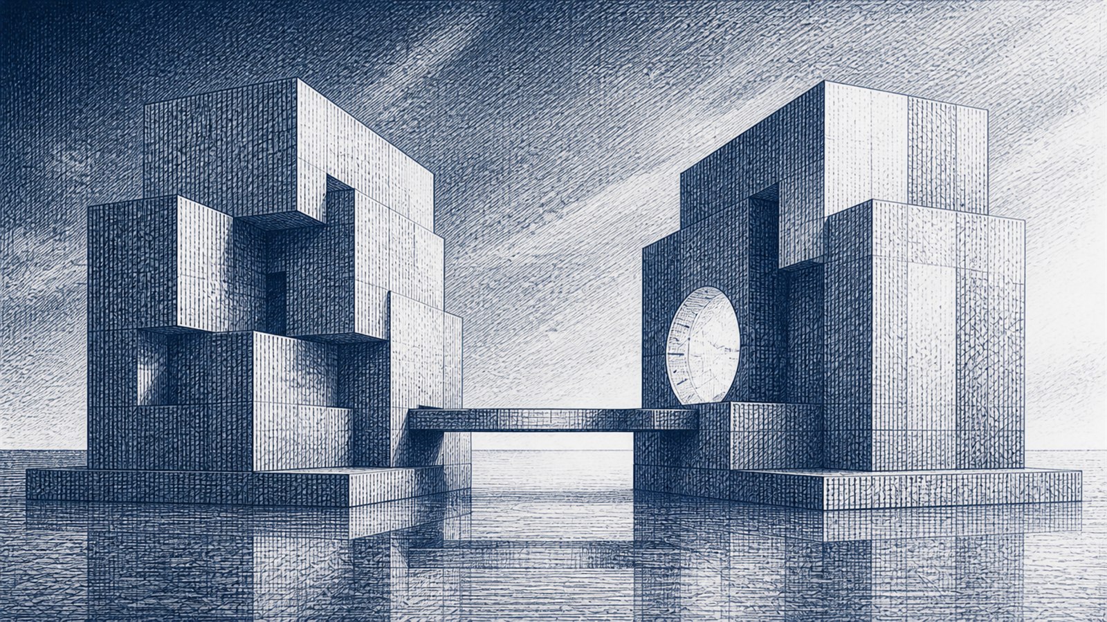 Gravura abstrata sobre saída de sócio e prazo de responsabilidade